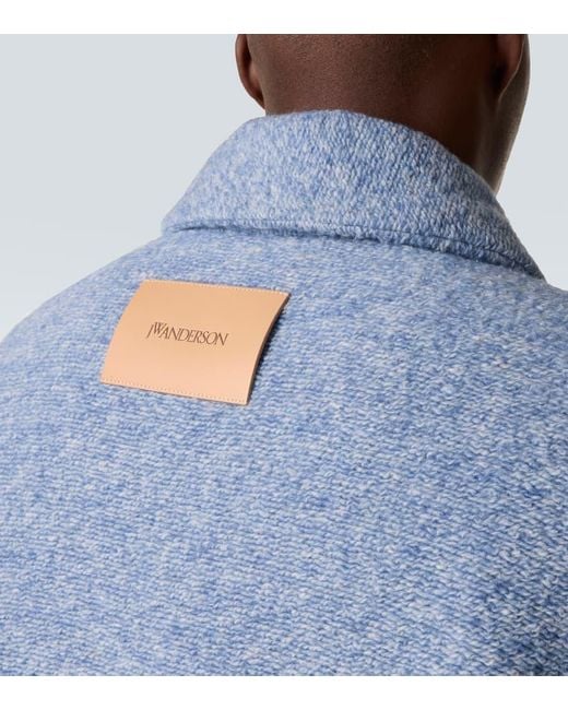 J.W. Anderson Jacke Aus Einem Wollgemisch in Blue für Herren