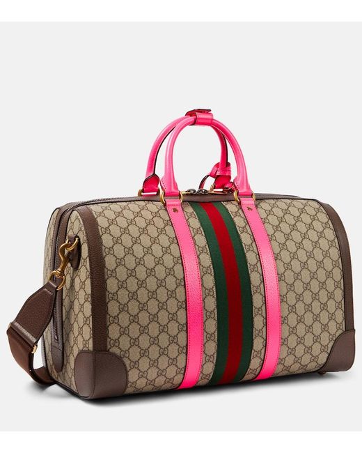 Gucci Multicolor Savoy Large GG Supreme Duffel Bag