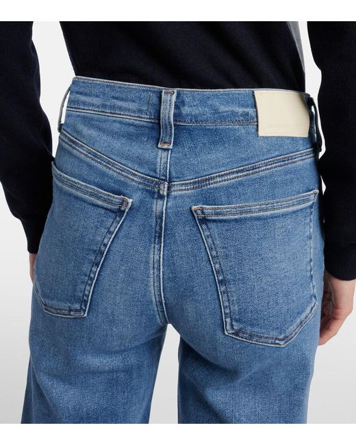 Citizens of Humanity Blue Palma High-Rise Straight Jeans