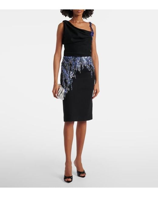 Christian Louboutin Black Miss Z 80 Patent Leather Mules