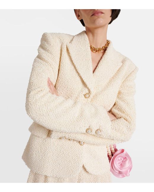 Magda Butrym Natural Boucle Blazer