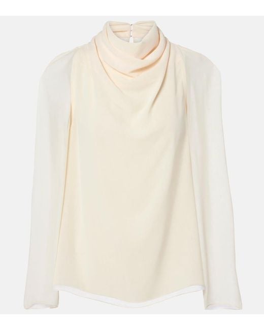 Altuzarra Natural Cara Draped Top
