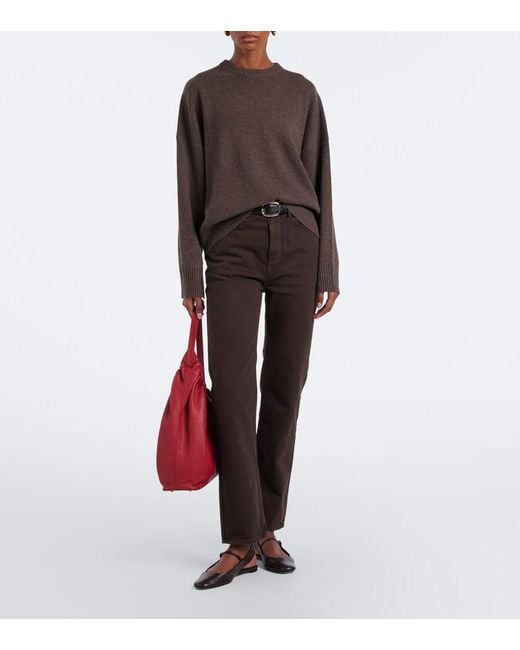 Loulou de Saison Brown Anton Cashmere Sweater