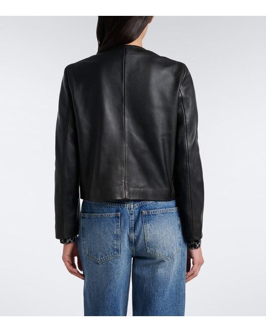 Nili Lotan Black Ophelie Leather Jacket