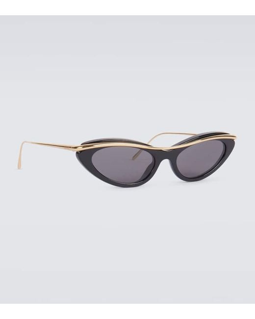Loewe Black Signature Cat-Eye Sunglasses for men