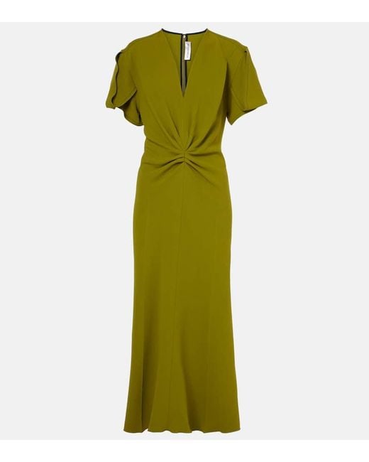 Robe Midi Victoria Beckham en coloris Green