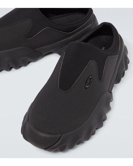 Junya Watanabe Black X Oakley Suede Slip-On Sneakers for men
