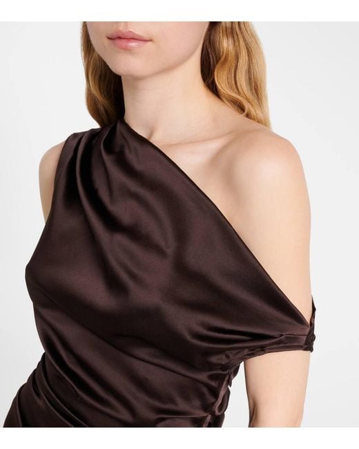 Vestido De Coctel Phare De Saten Staud de color Black