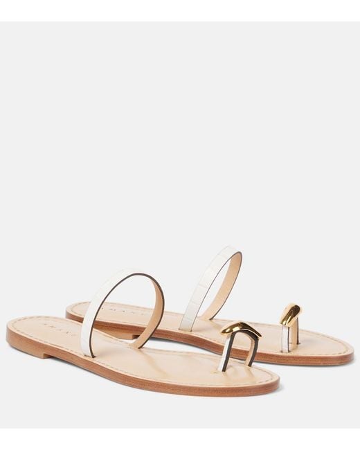 Amanu Natural Kibera Leather Sandals