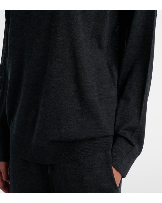 Tod's Black Wool Sweater