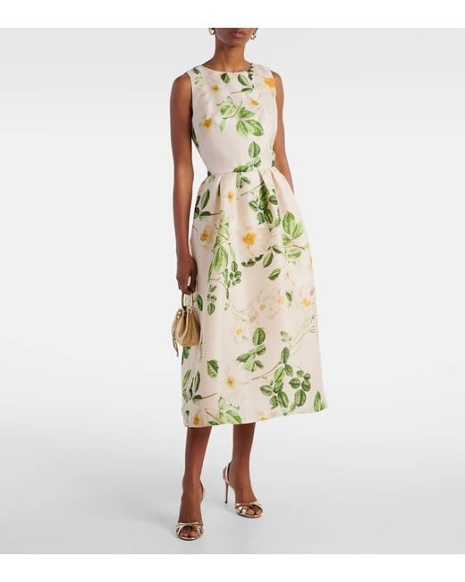 Abito Midi di Monique Lhuillier in White