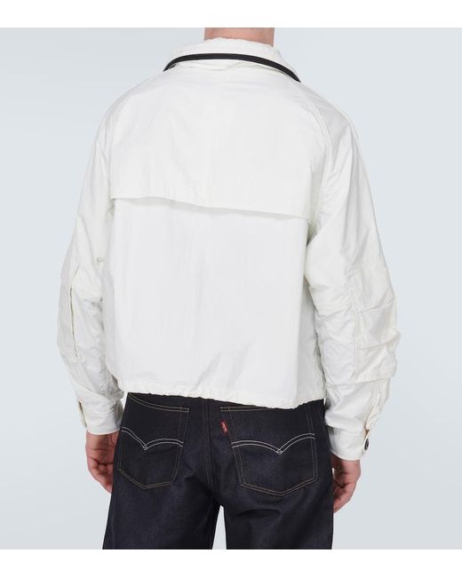 Giacca oversize in nylon di Junya Watanabe in White da Uomo