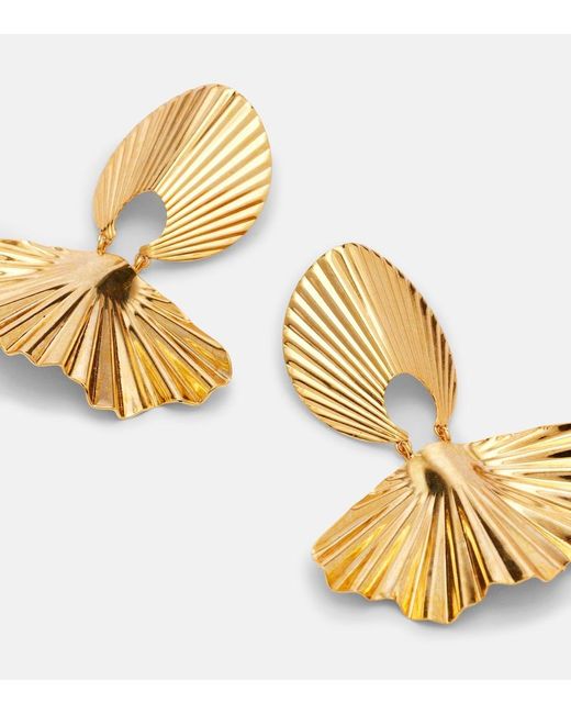 Jennifer Behr Metallic Nerissa-Plated Drop Earrings