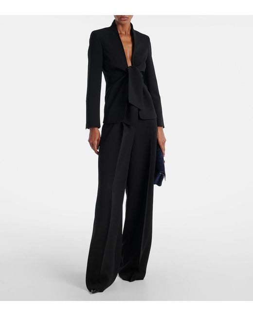 Max Mara Black Ghiotto Cady Blazer