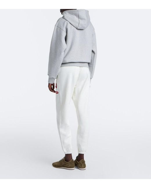 Polo Ralph Lauren White Cotton-Blend Jersey Sweatpants