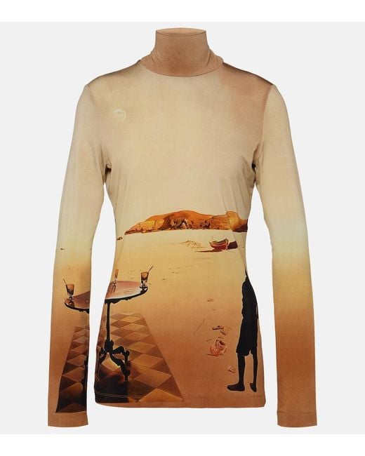 Rabanne Natural T-Shirt Viscose, Elastane