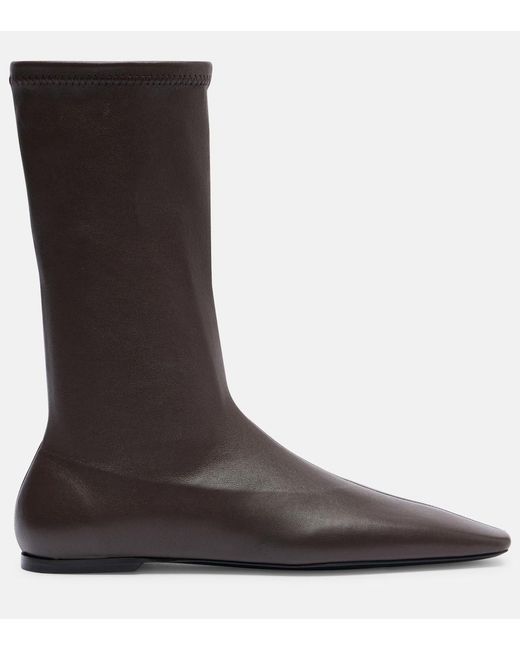 Totême  Brown Leather Boots