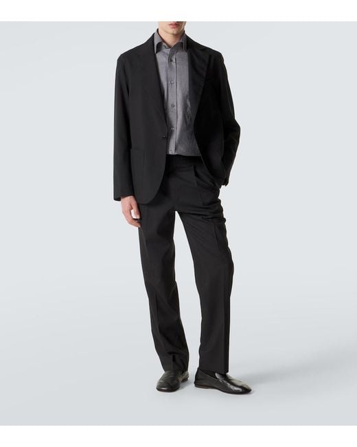 STÒFFA Black Wool Blazer for men