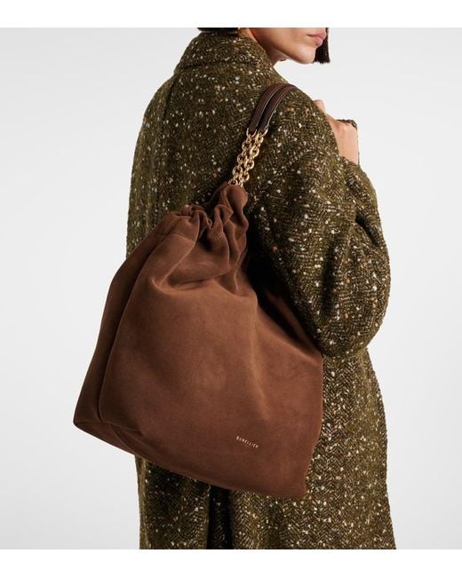 Sac Miami En Daim DeMellier London en coloris Brown