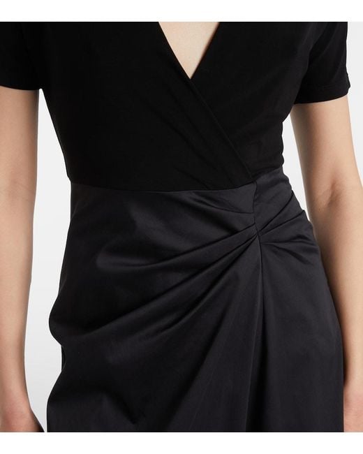 Max Mara Black Grembo Knitted Midi Dress