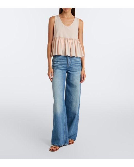 Chloé Brown Matilda Leather Sandals