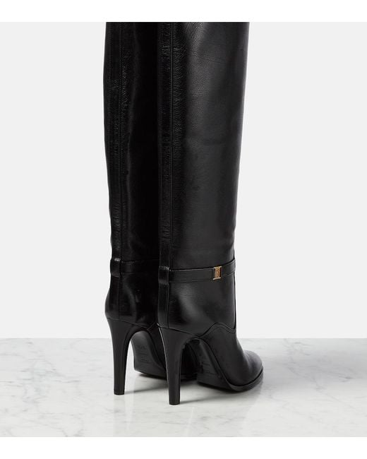 Saint Laurent Black Diane Boots