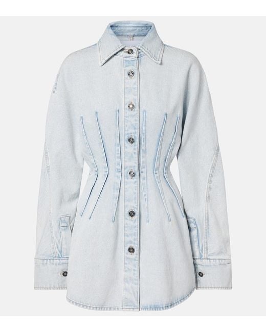 Givenchy Blue Denim Minidress