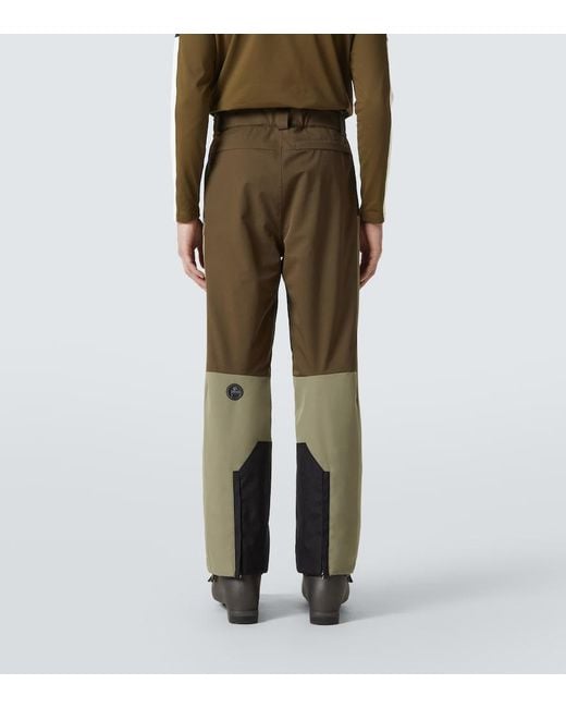 Fusalp Green Sidyo Colorblocked Ski Pants for men
