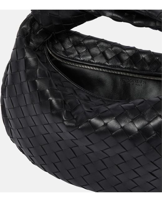 Bottega Veneta Black Jodie Teen Leather Tote