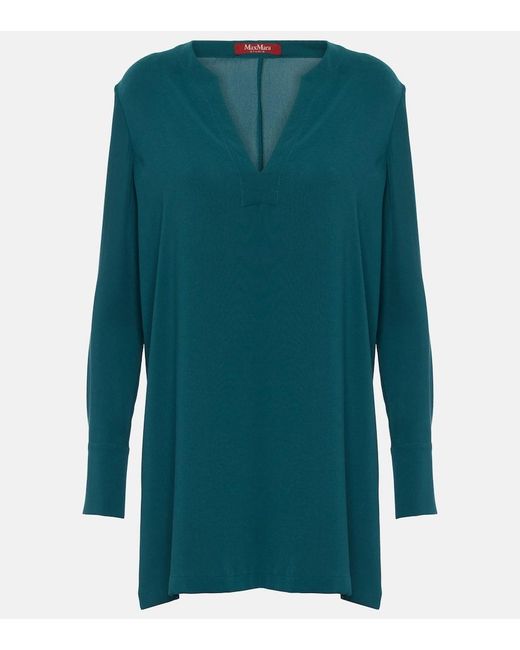 Max Mara Green Oboli Blouse
