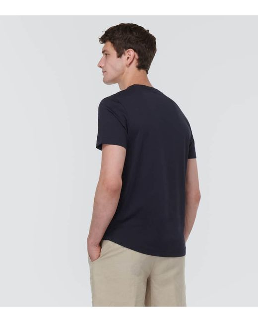 Loro Piana T-Shirt Aus Einem Seidengemisch in Black für Herren