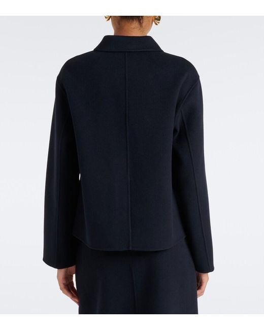 Max Mara Black Virgin Wool Jacket