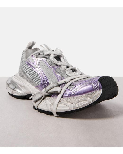 Balenciaga White Worn-Out Effect 3Xl Sneakers Shoes