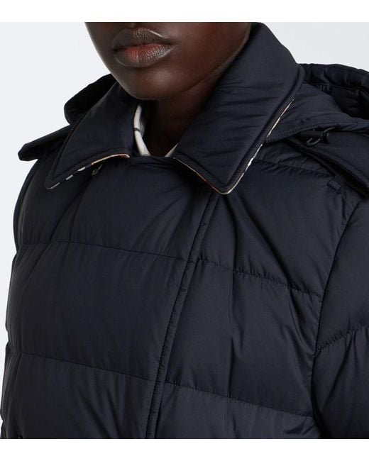 Burberry Black Kent Hooded Down Jacket
