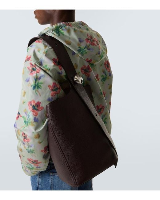 Loewe Bucket-Bag Pebble Large Aus Leder in White für Herren