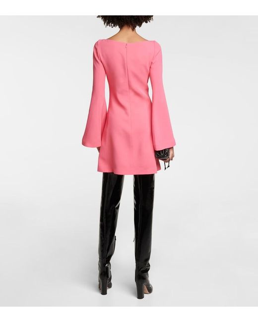 Giambattista Valli Pink Cut-Out Minidress