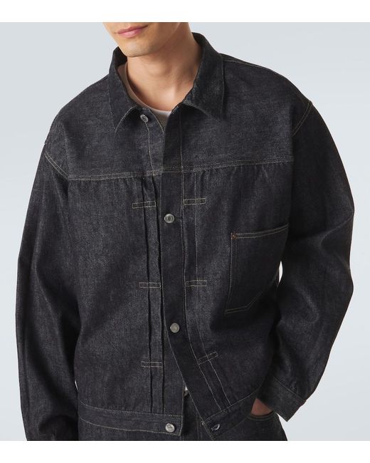 A.PRESSE Black 1St Type Denim Jacket for men