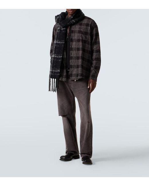 Camisa Above De Algodon A Cuadros Our Legacy de hombre de color Black