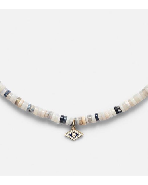 Sydney Evan Metallic 14Kt Beaded Choker