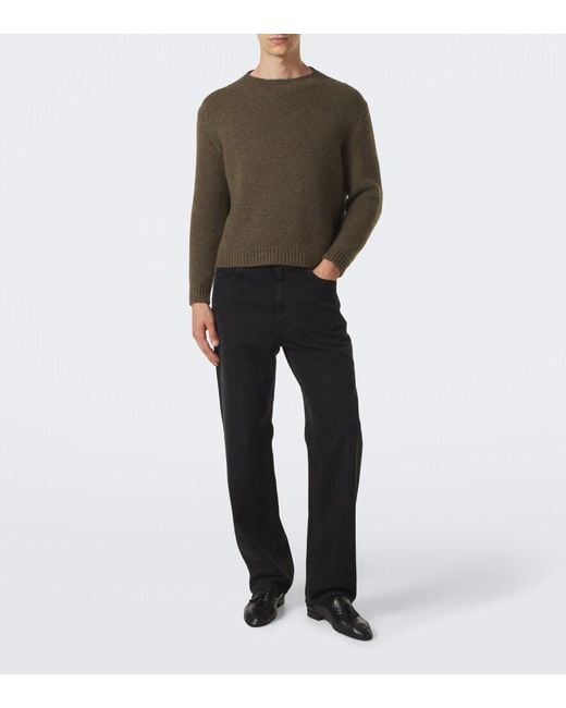 The Row Green Markhim Cashmere Sweater for men