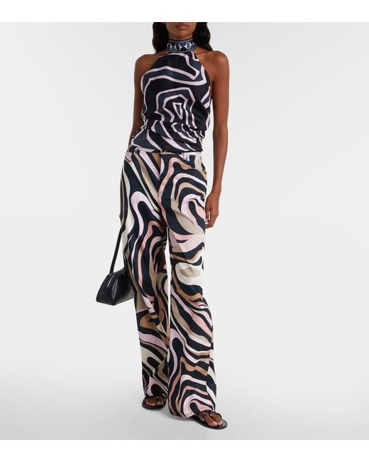 Top Iride di Emilio Pucci in Black