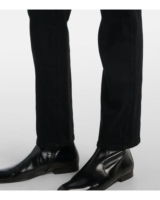 Khaite Black Straight Jeans Viv