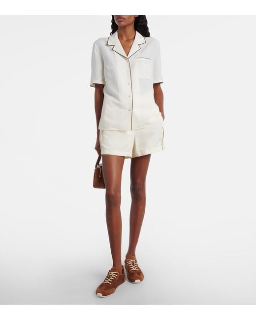 Tory Burch Brown Tory Travel Suede-Trimmed Sneakers