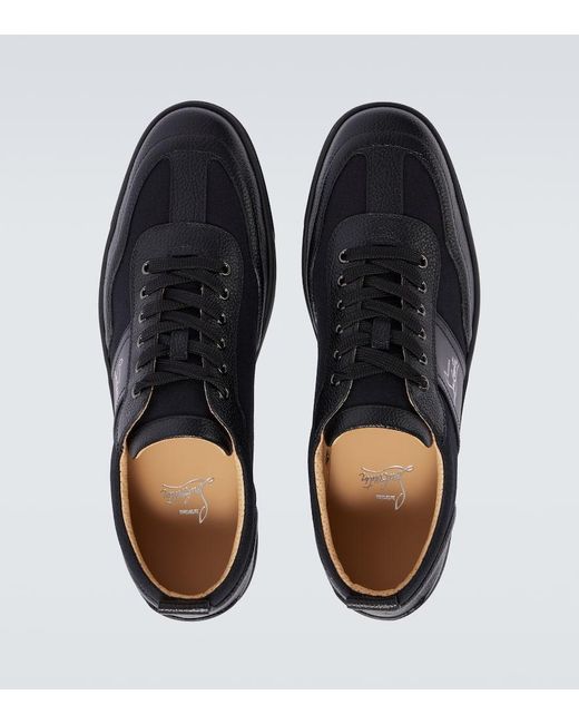 Christian Louboutin Sneakers Retero Aus Leder in Black für Herren