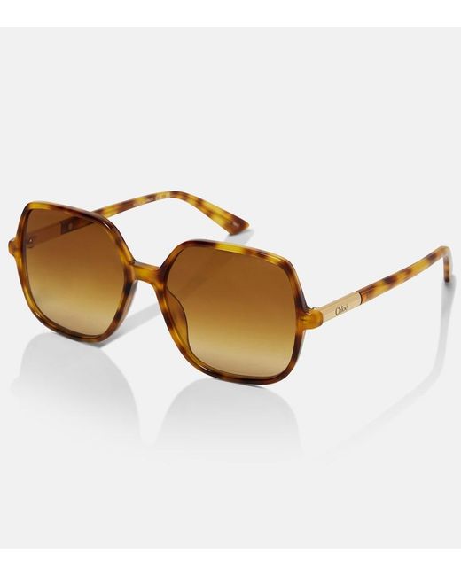 Chloé Brown Judy Square Sunglasses