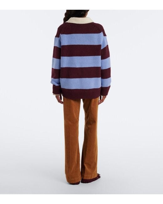 Polo Ralph Lauren Brown Cotton Corduroy Wide-Leg Pants