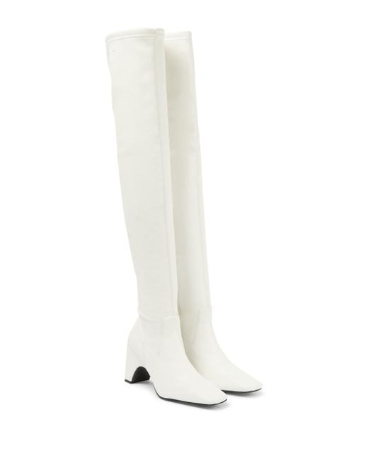Coperni Synthetic Pvc Over-the-knee Boots in White | Lyst UK