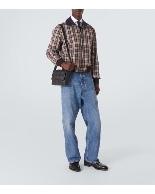 Bottega Veneta Black Diago Bag for men