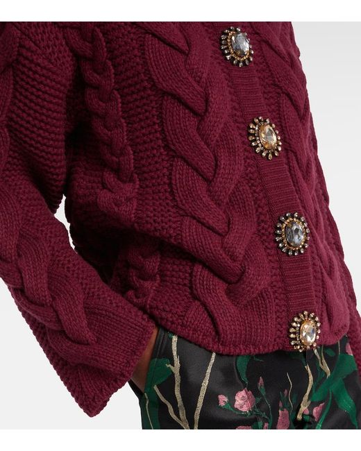 LaDoubleJ Red Verzierter Cardigan Portrait