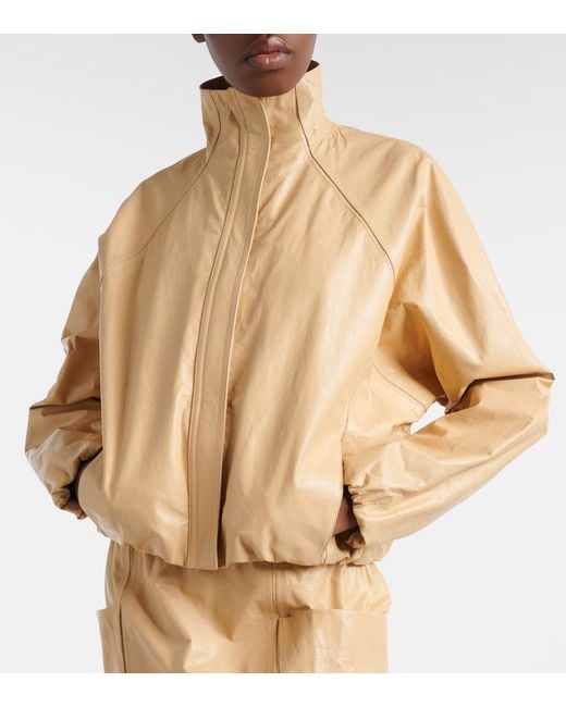 Alaïa Natural Leather Jacket
